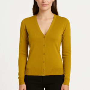 Mustard Yellow V-Neck