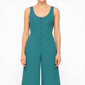 Teal Ethnic Print