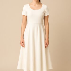 Women Ivory Midi Dress