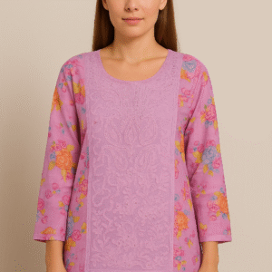 Lilac Floral Kurti