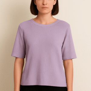 Lavender Ribbed Top