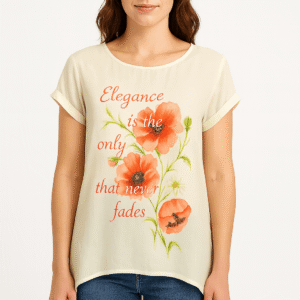 Floral Cream High-Low Top