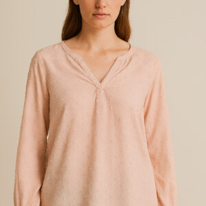 Blush Dobby Cotton Top