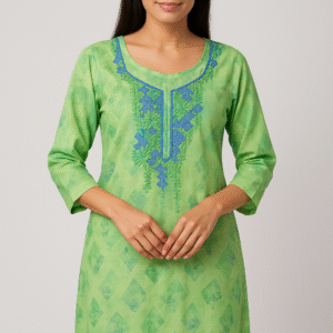 Lime green kurti