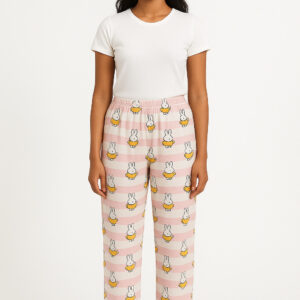 Striped Bunny Pajama Pants