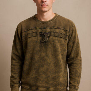 Olive Grunge Sweatshirt