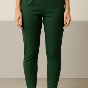 Bottle Green Churidar Leggings