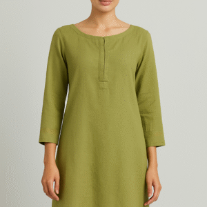 Olive Straight Kurta