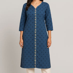 Indigo Handblock Kurta