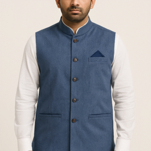 Blue Nehru Jacket