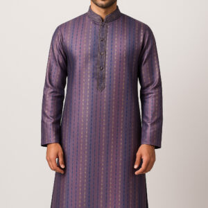 Purple-Blue Festive Kurta
