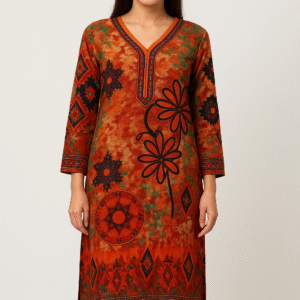 Printed Straight Kurta